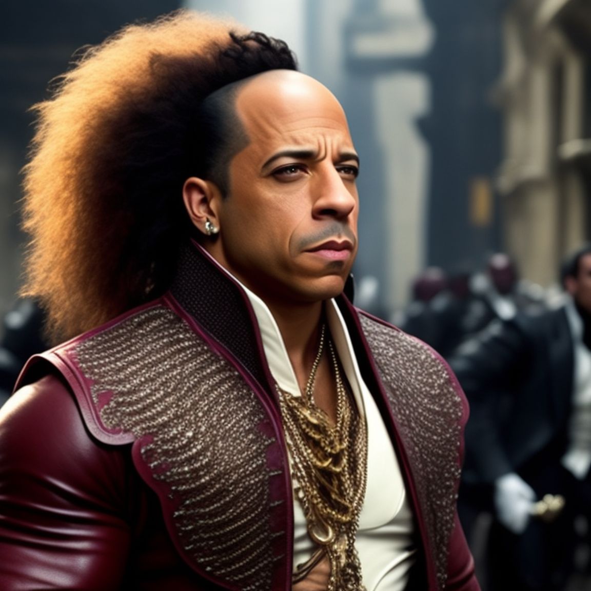 Vin Diesel With Hair