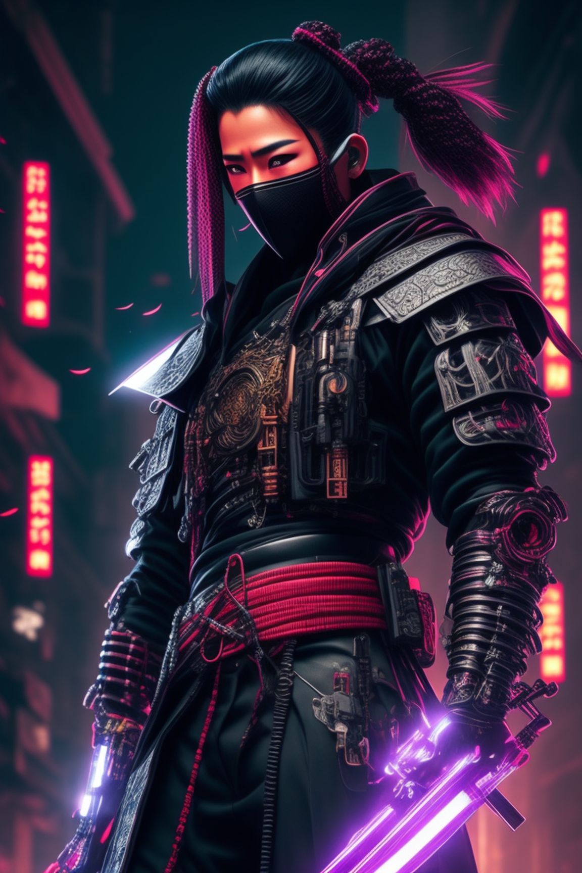 cyberpunk ninja