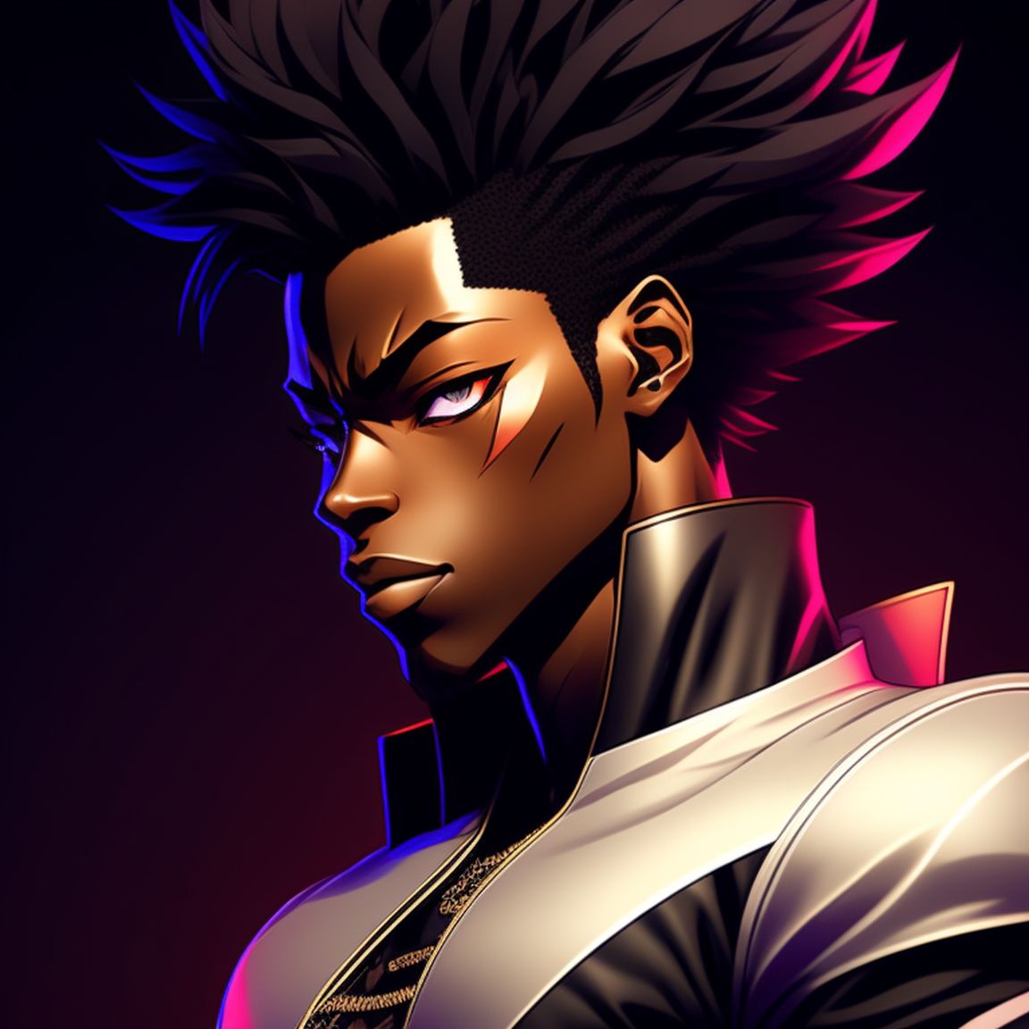 black anime characters male