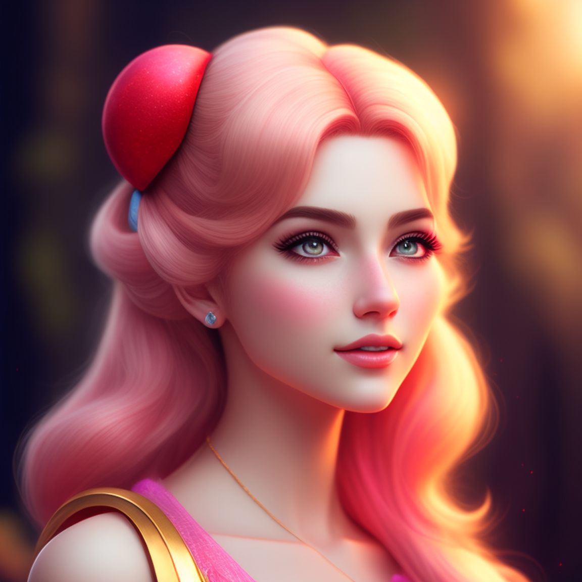 ThomasHopkins: Human Realistic Princess Peach of Nintendo