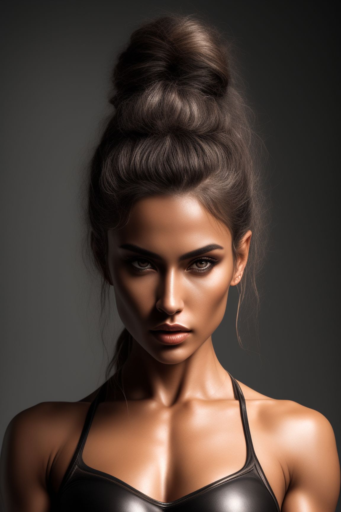 MINIDEM: (masterpiece, best quality:1.4), solo, pov, stunning beautiful  girl, (standing:1.1), (abs:1), dynamic pose, (tight yoga pants, white yoga  pants:1. 4), long blonde hair, smokey eyes makeup, depth of field,  atmospheric perspective, volumetric