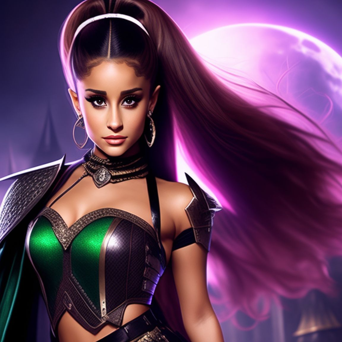 sane-rabbit382: Ariana Grande as aDungeons and Dragons sorceress