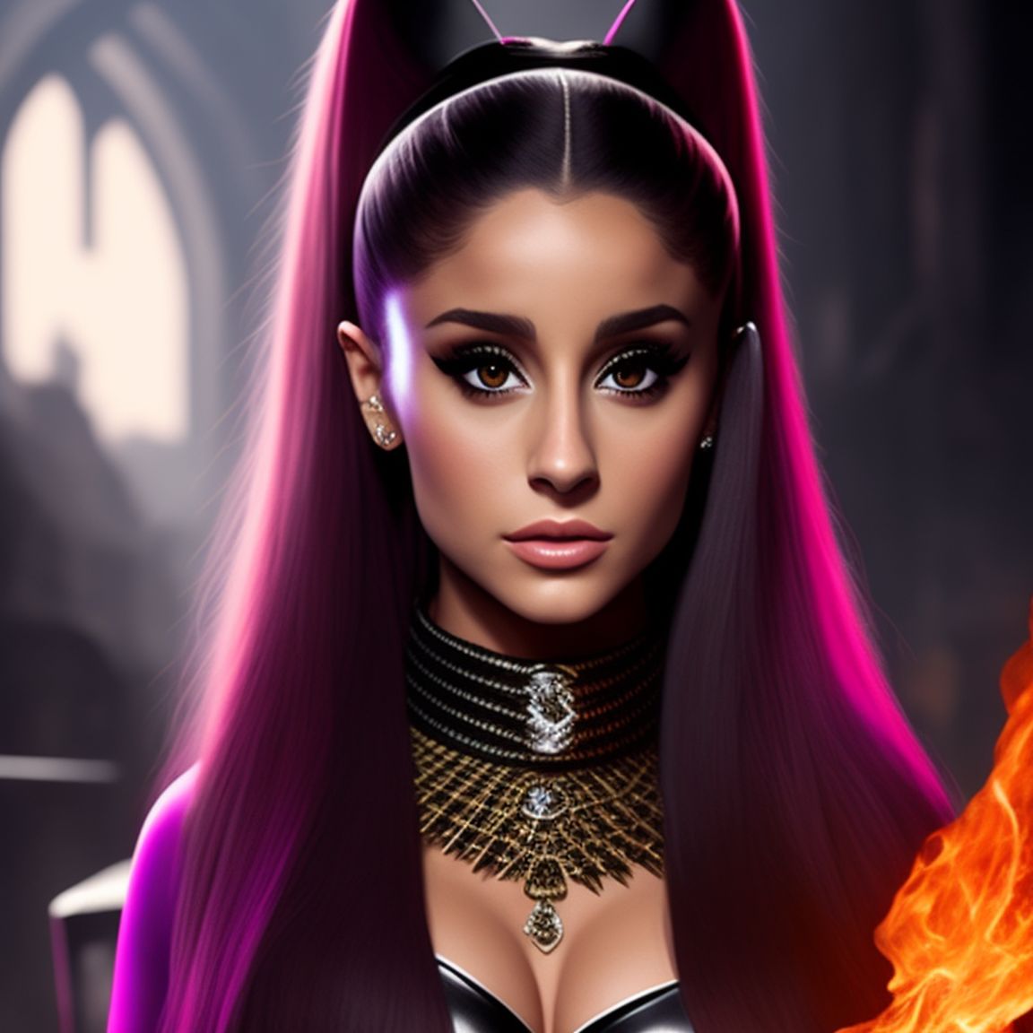 sane-rabbit382: Ariana Grande as aDungeons and Dragons sorceress