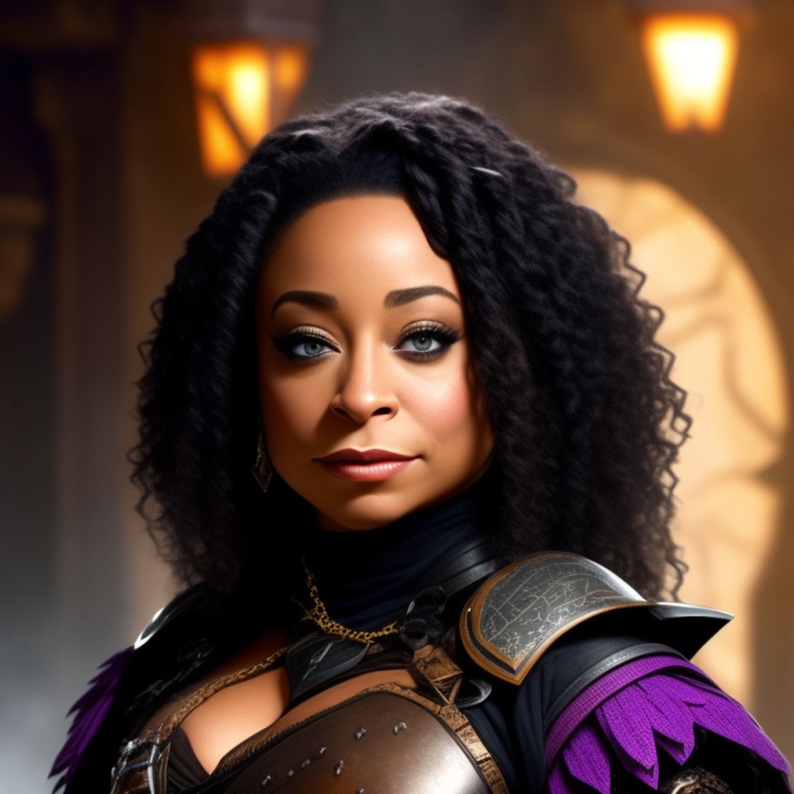 oblong-shark13: Raven Symone as a cleric from Dungeons and Dragons