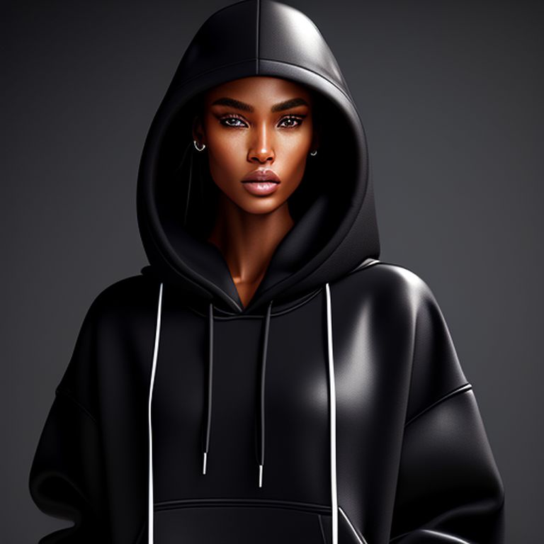 Cris: oversize hoodie urban cool woman tech