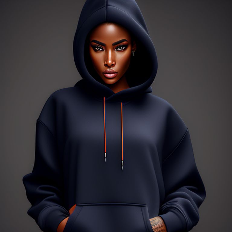 Cris: oversize hoodie urban cool woman tech