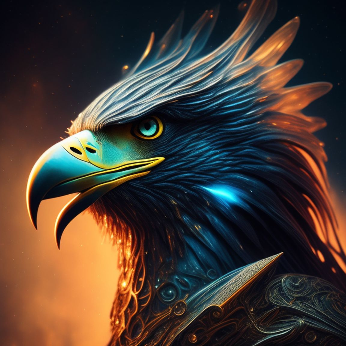 David_Roots: (( eagle head anima)),Northern Lights, Art by Alberto ...