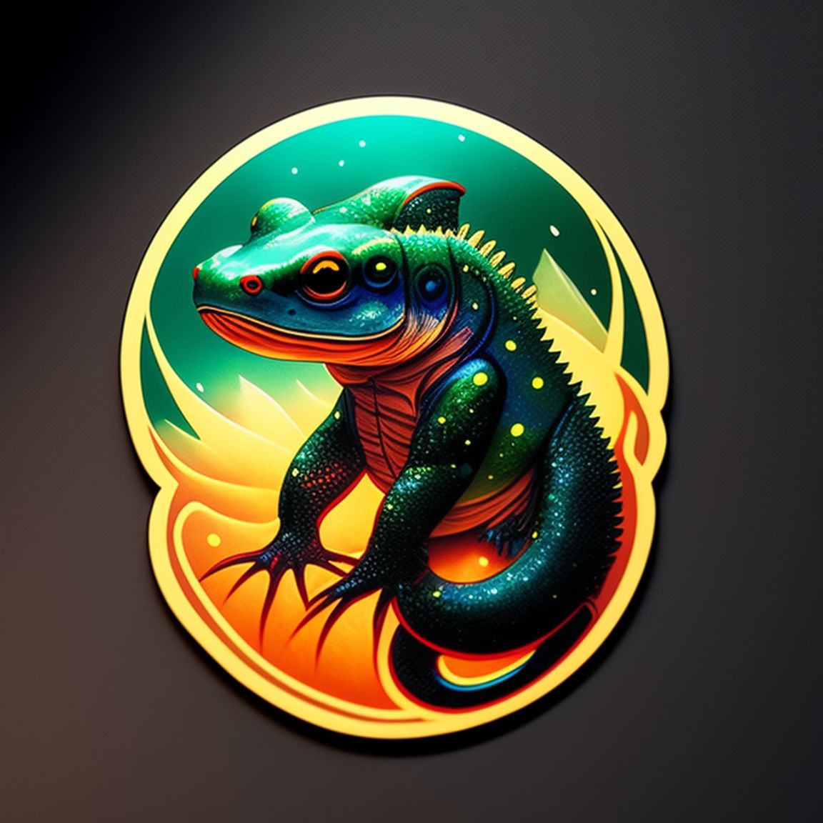 raw-otter876: salamander sticker