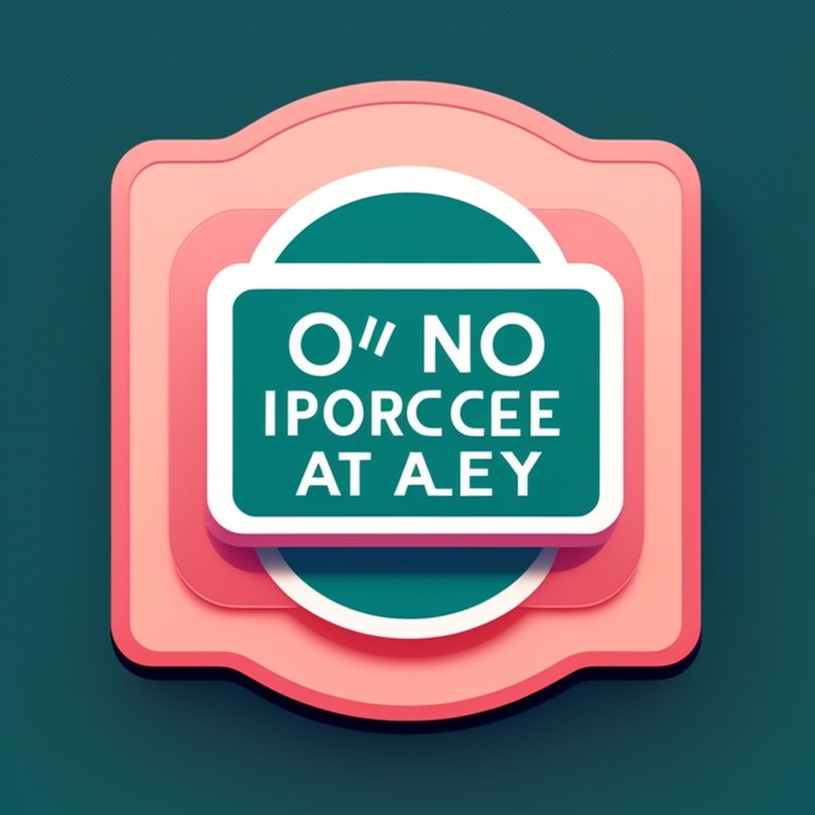 Vector illustration, Flat illustration, Illustration, Create a "no cars allowed" sign like a no entry sign in english. With the text "No Cars Allowed", Trending on Artstation, Popular on Dribbble, Cozy wallpaper, Pastel colors