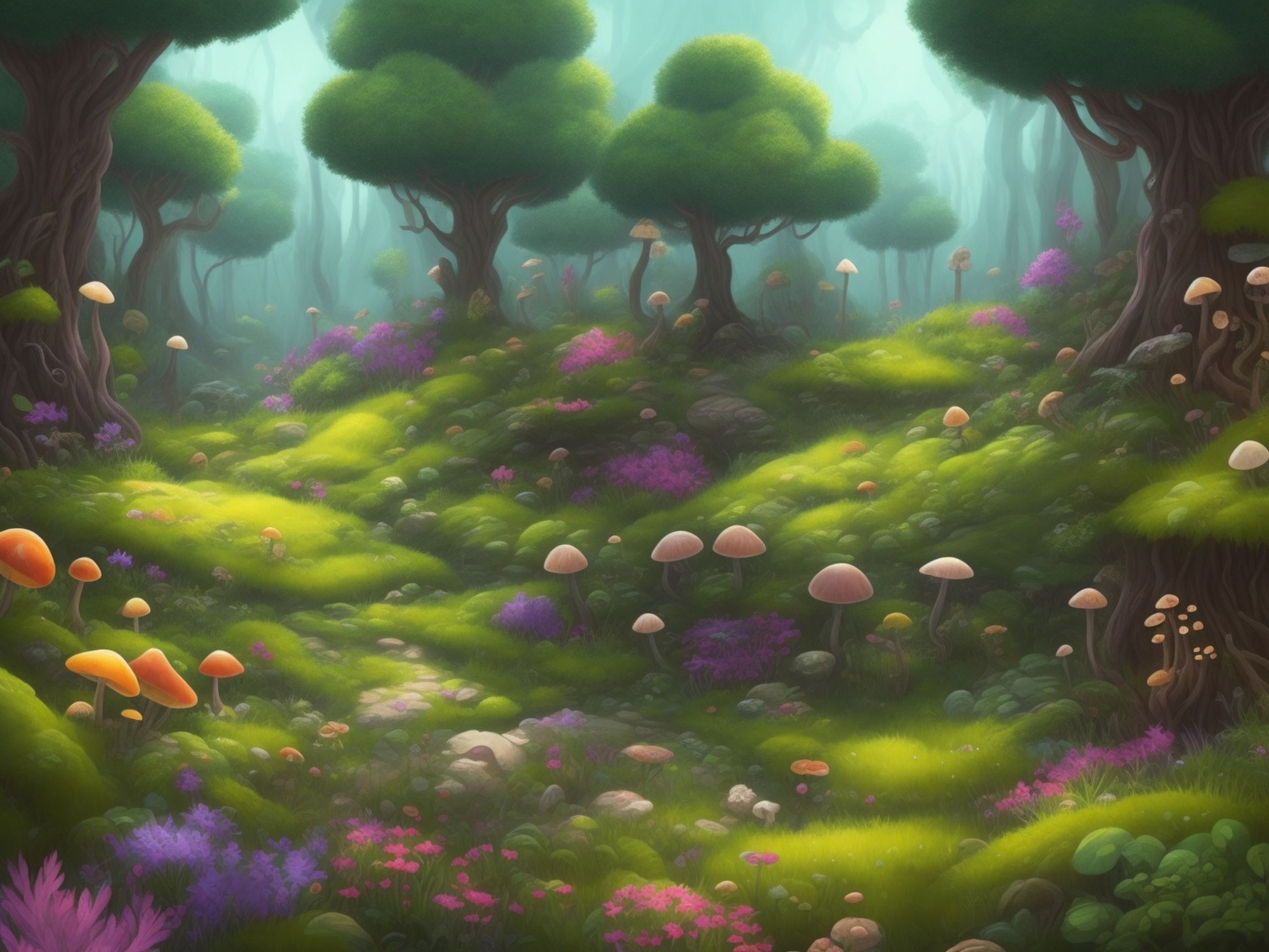 forest background animation