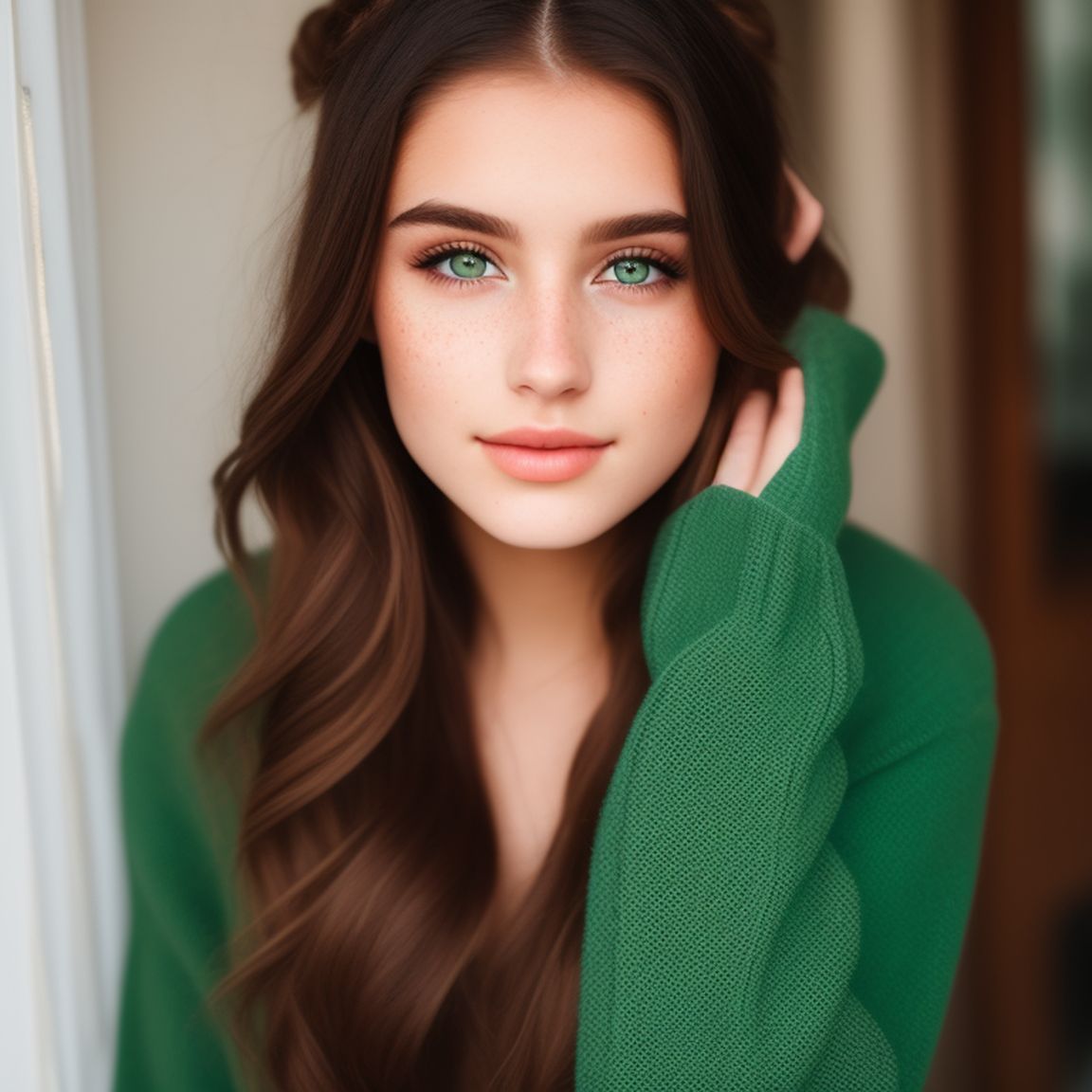 Pretty Light Green Eyes