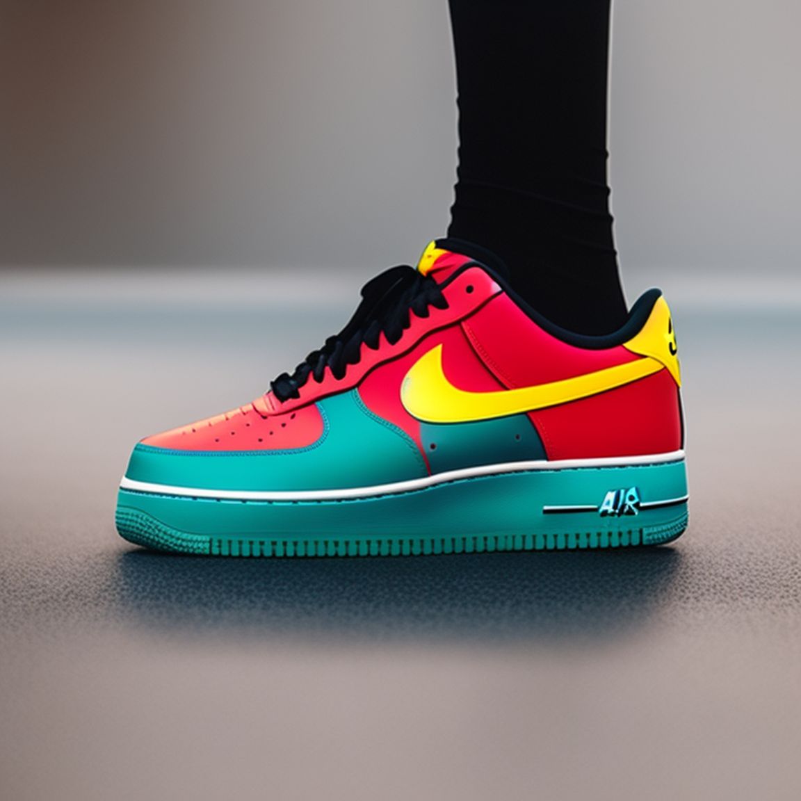 Nike air outlet force 1s red