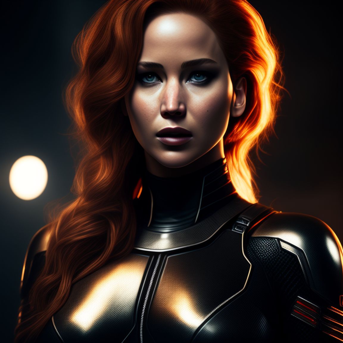 alarmed-fly546: Jennifer Lawrence as Black Widow being hot