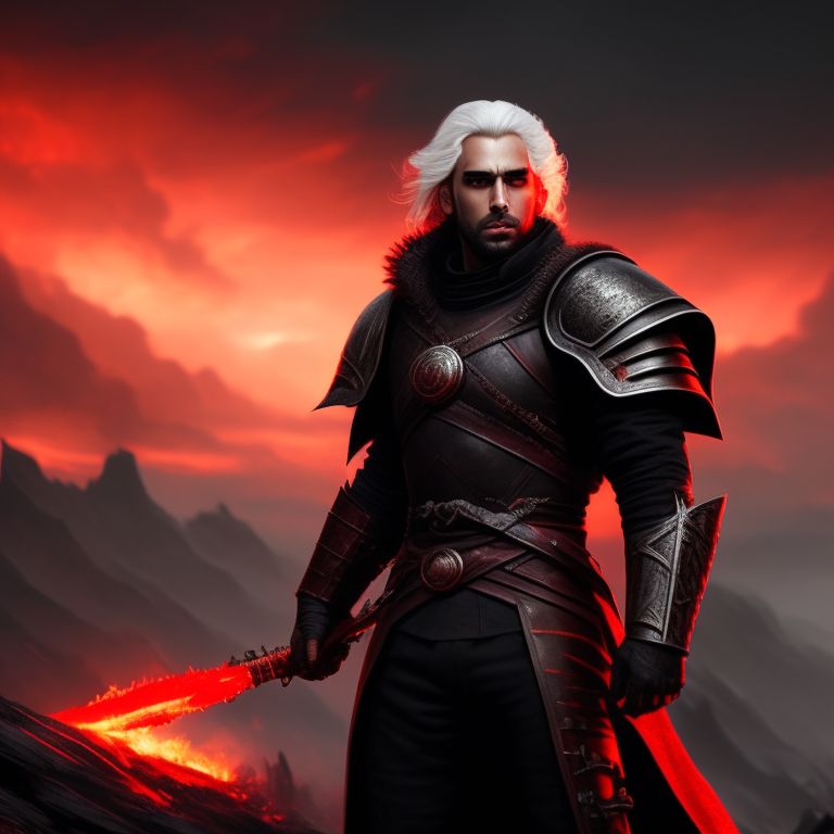 Trusting-yak126: Daemon Targaryen With Red Warlike Costume With Caraxes 