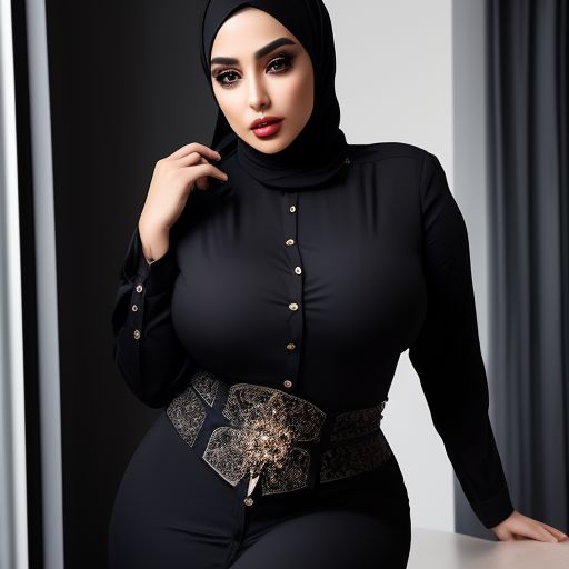 Loyal Cobra801 Hijab Not Covered All Hair Female Dress Jeans And Long Sleeve Shirt And Pretty 9017