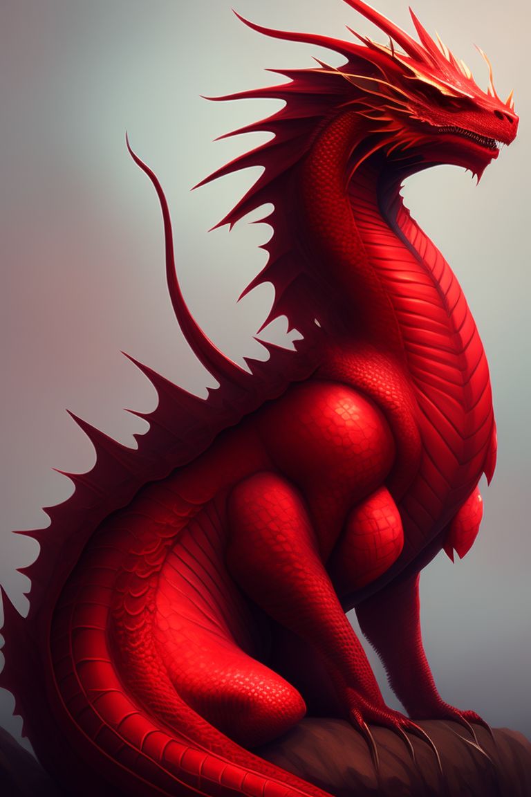 Red Female Dragon