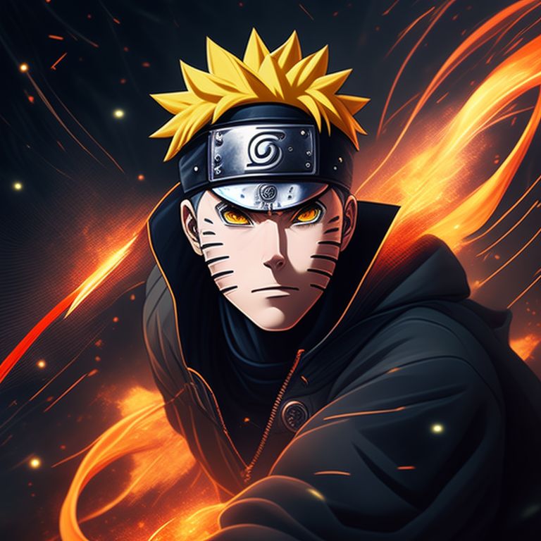 Uzumaki Naruto, Painting by Reed Toni