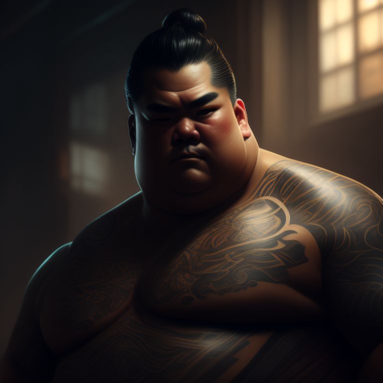Sumo.tattoo, Moody lighting, Intricate, Highly detailed, Digital painting, Artstation, Concept art, Smooth, Sharp focus, Illustration, art by sakimichan and greg rutkowski and bobby chiu.