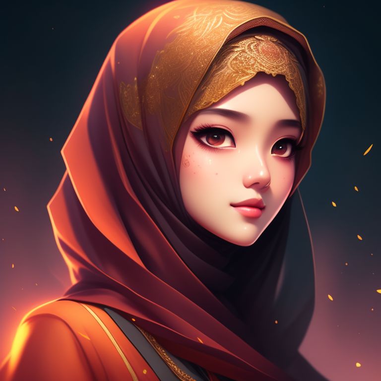 Anime deals hijab girl