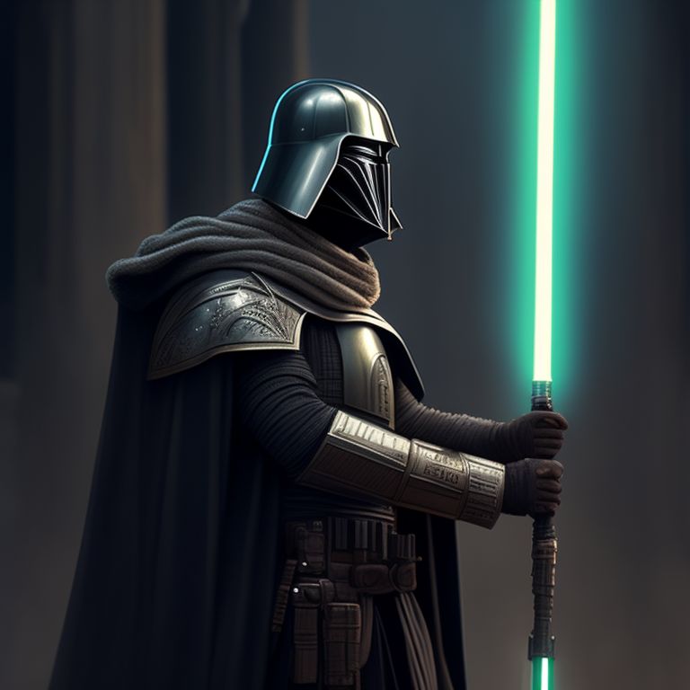 RynSchmtt: star wars jedi knight in medieval armor