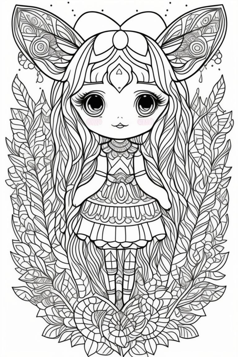 Coloring Books For Girls Cute Animals: Childrens Coloring Pages Of Cute  Animals, Illustrations And Designs For Girls To Color a book by Heavenlyjoy  Agape Collections