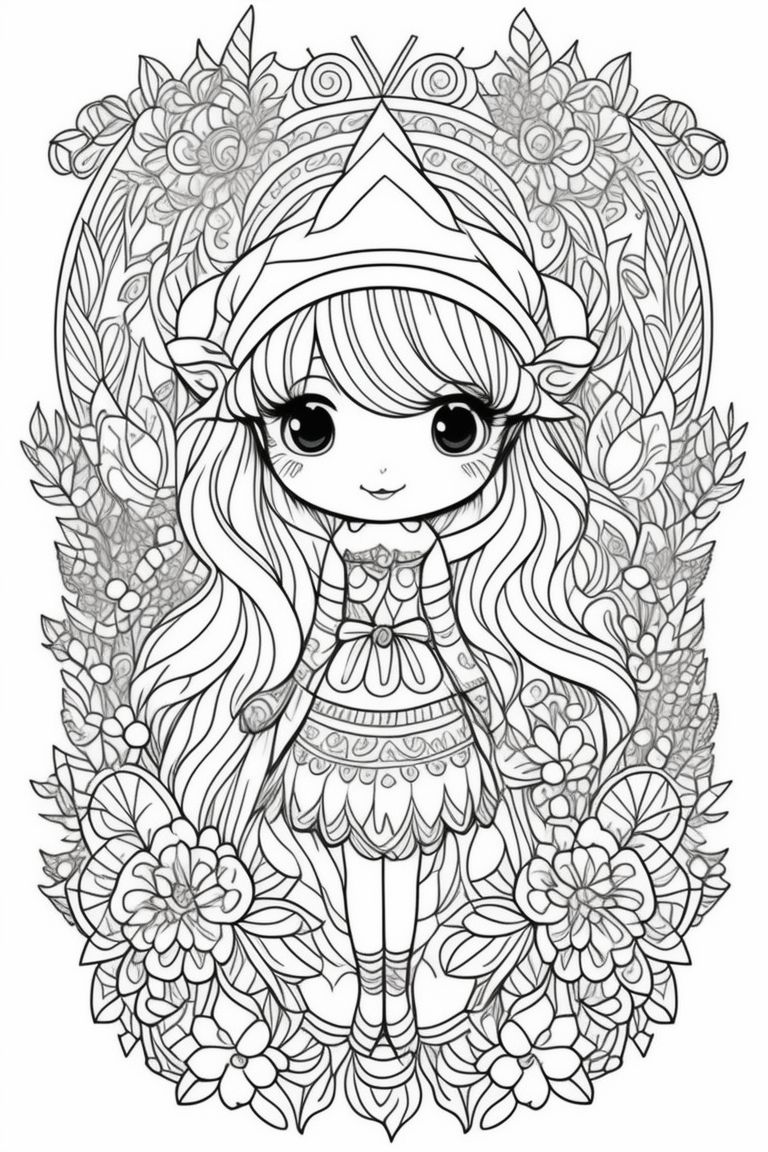 Adorable Animals Coloring Books For Girls: Charming Coloring Pages With Large Print Illustrations, Cute Animal Designs To Color [Book]