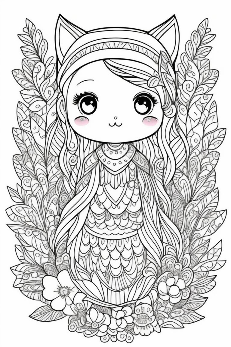 Coloring Books For Girls Cute Animals: Childrens Coloring Pages Of Cute  Animals, Illustrations And Designs For Girls To Color a book by Heavenlyjoy  Agape Collections