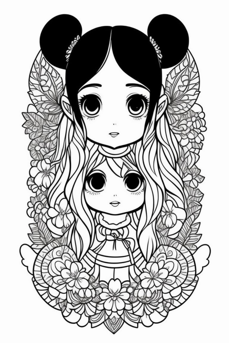 petty-jackal692: kawaii animals Anime Disney coloring book