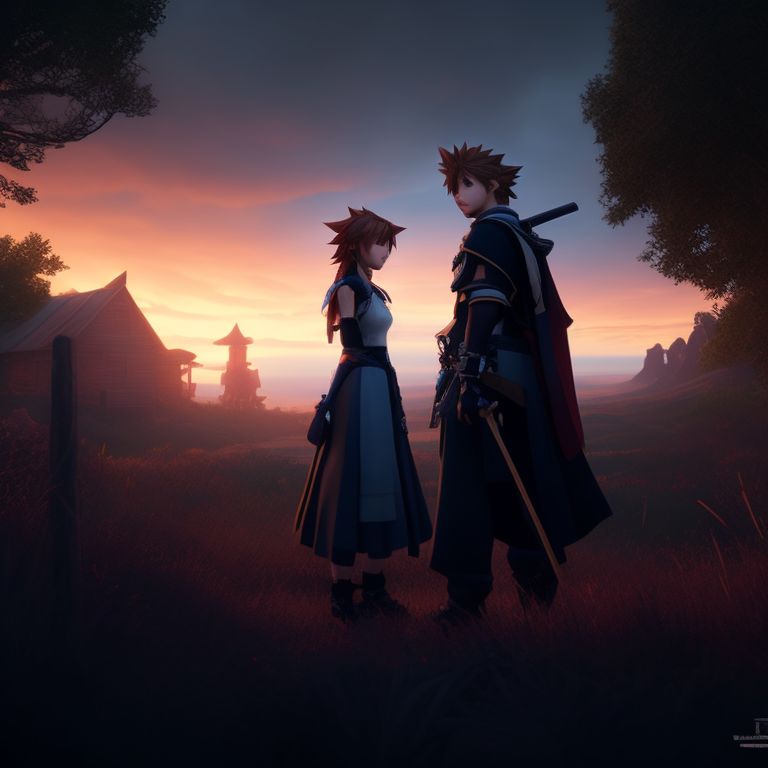 Kingdom Hearts Sora And Roxas Wallpaper
