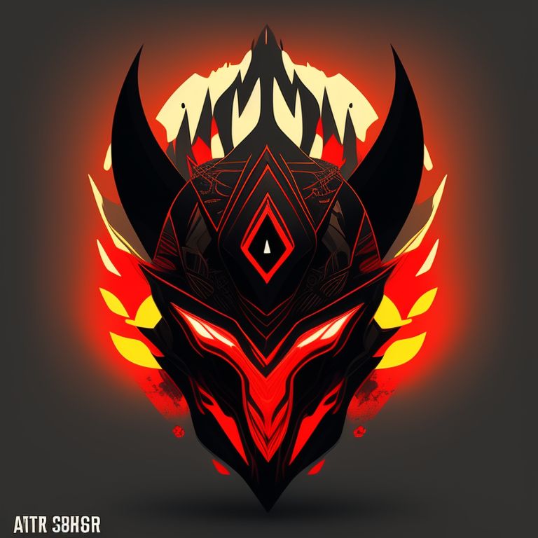 ArtStation - Red/Black Esports Logo