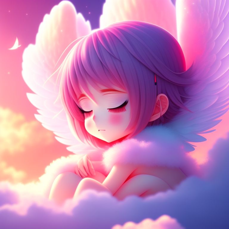 chibi angel anime