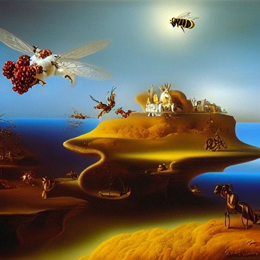 Dali Dream Caused By The Flight Of A Bee