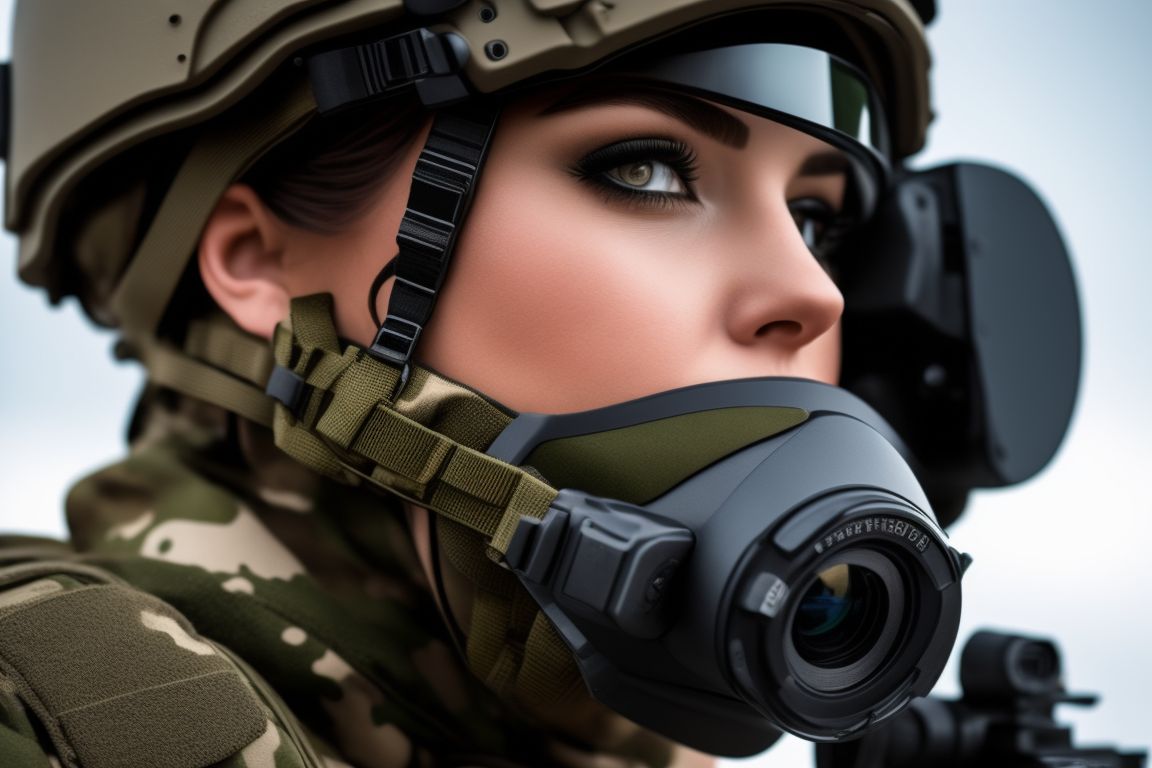 tan-weasel278: A white with freckles curvy woman, wearing tactical