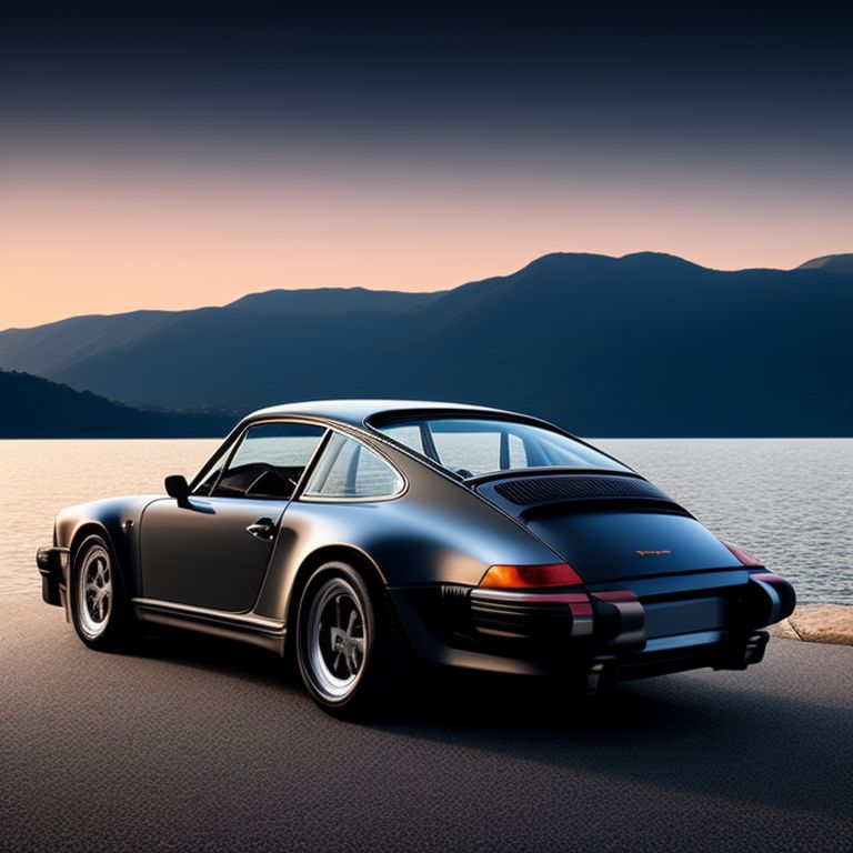Black Porsche 911 Turbo Wallpaper