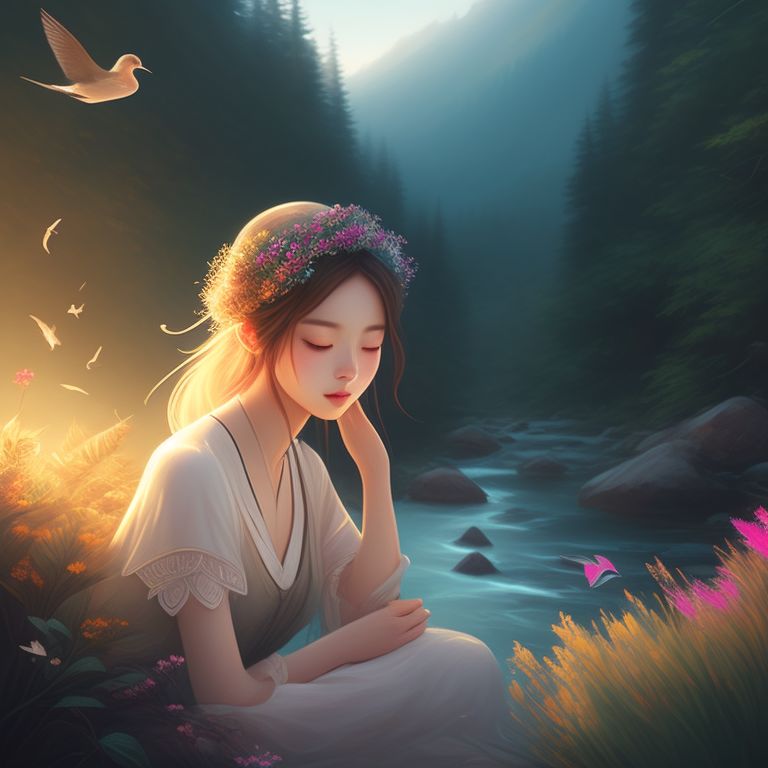 A collection of beautiful floral Disney Princess pictures from Minko. She  created ama…