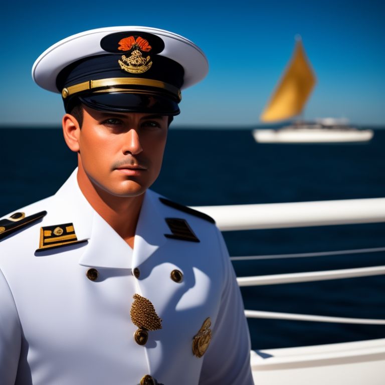 Ahoy, Sailor. Portrait of a handsome guy in a sailor outfit at a
