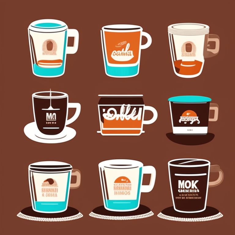 Cute cup coffee cartoon hand drawn style Vector Image