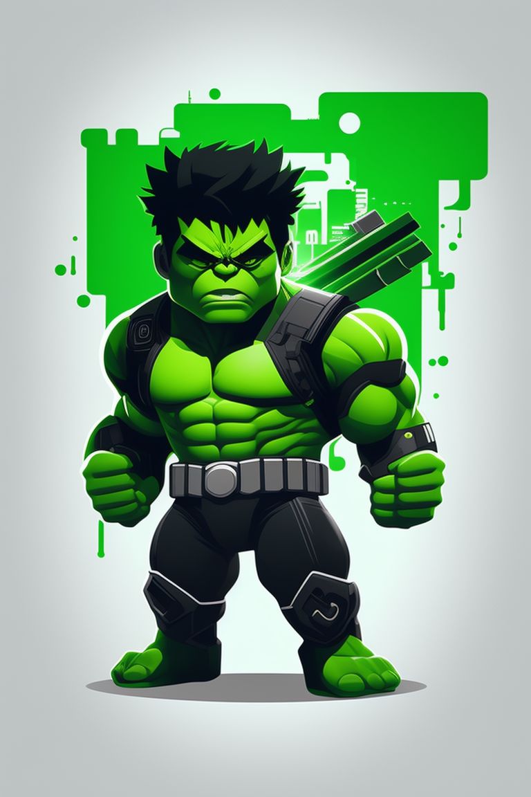 cute hulk cartoon