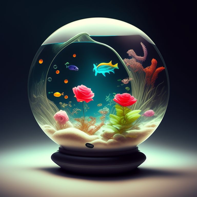 Worldly-crow60: Ball Fishtank And Fishes