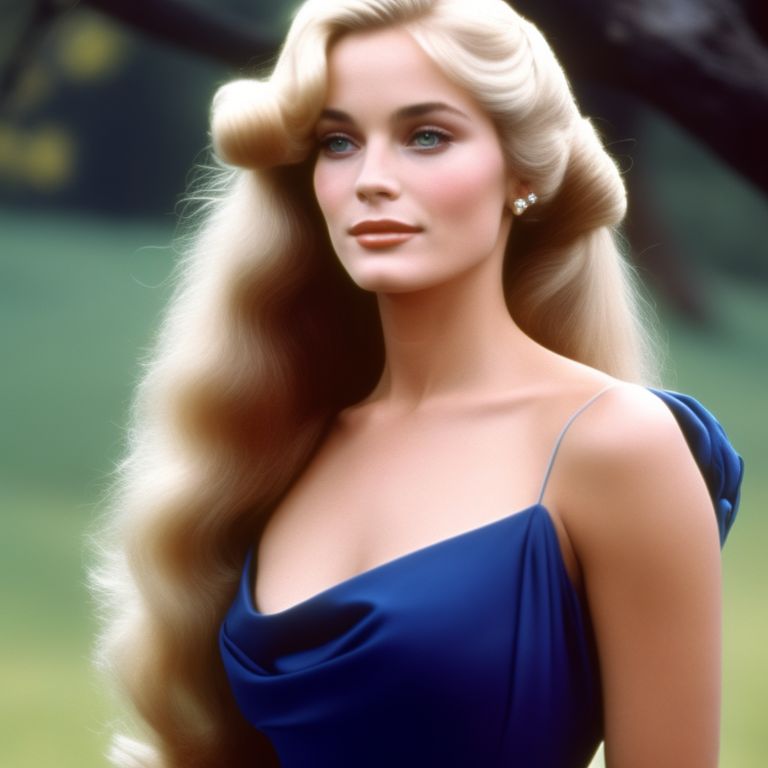 25 years old jacqueline bisset blonde flowing hair