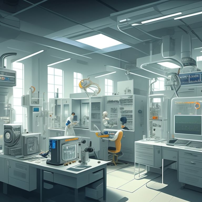 high tech laboratory