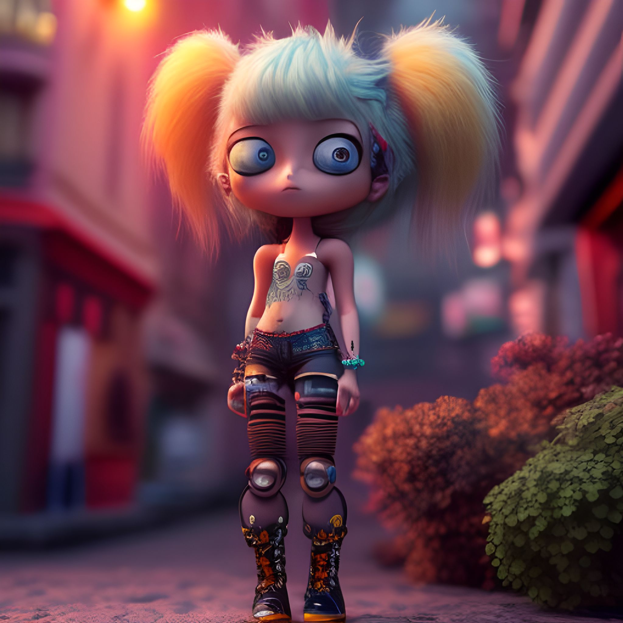 flashysheep361 Tiny, Cute, small, full body 3d render, beautiful