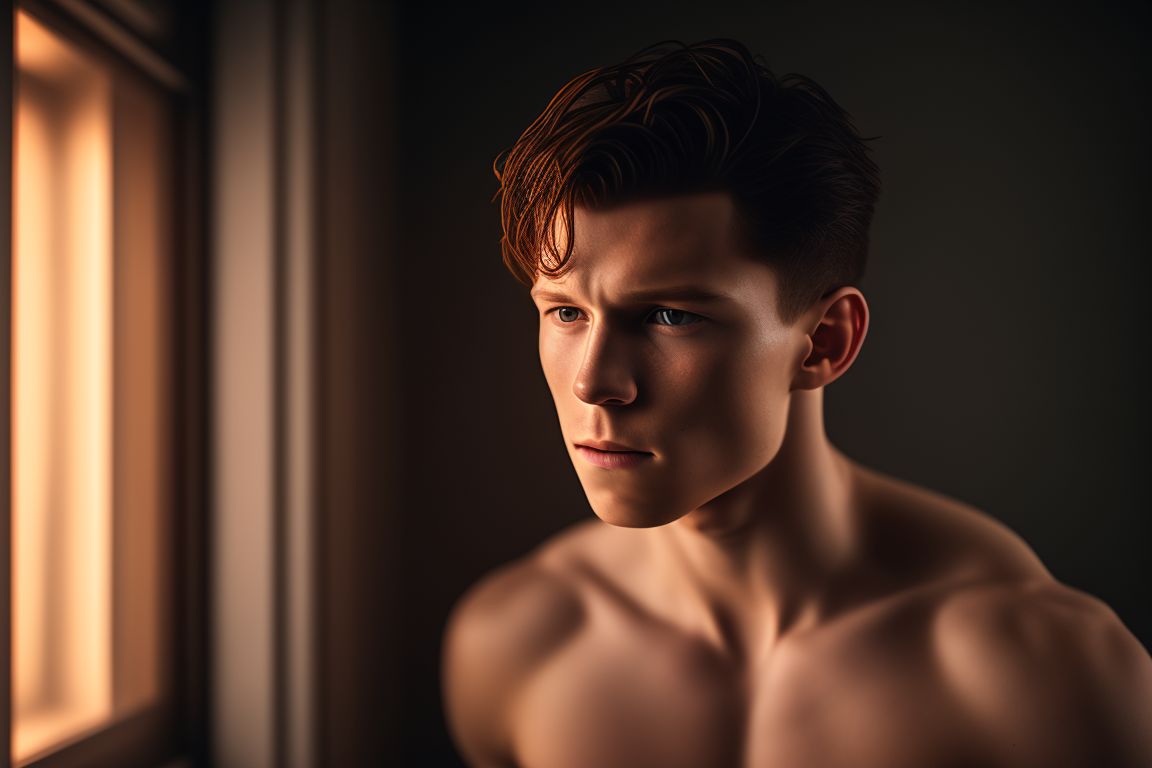 strict-lion88: Tom holland shirtless