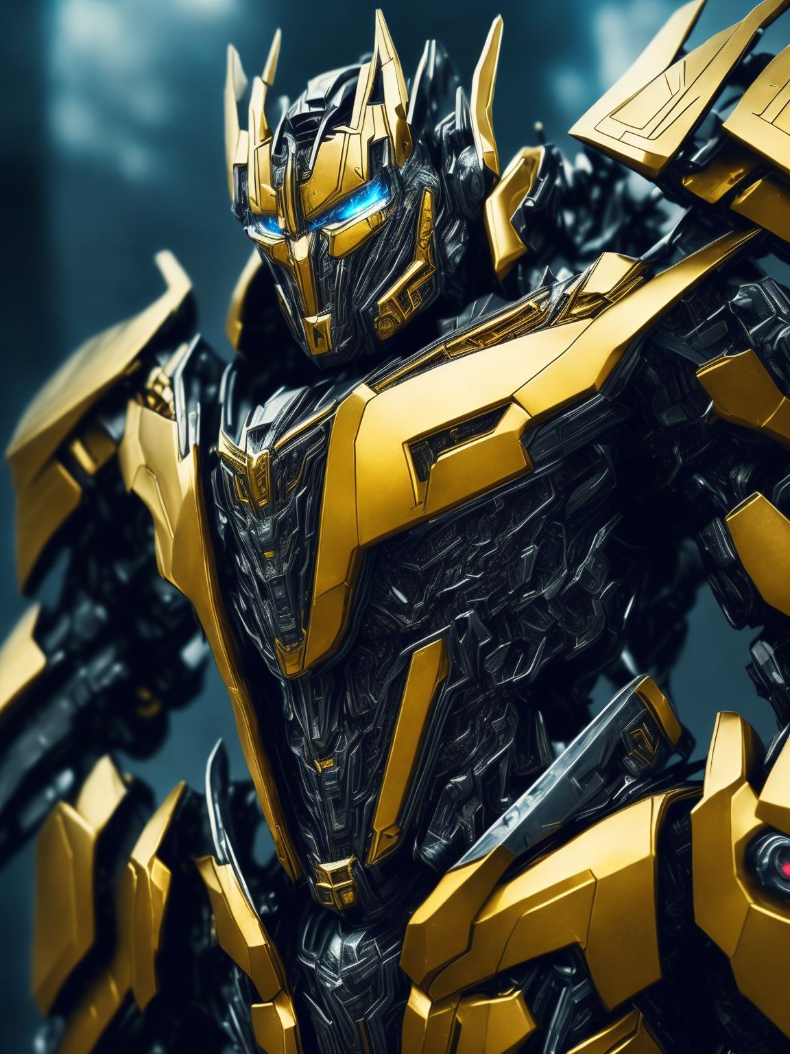 transformer bumblebee face