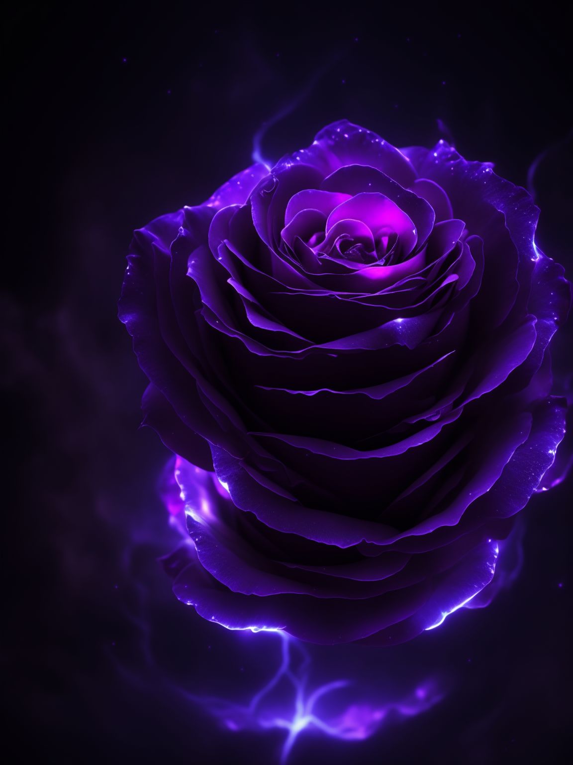 Top 76+ imagen purple rose black background - thpthoangvanthu.edu.vn