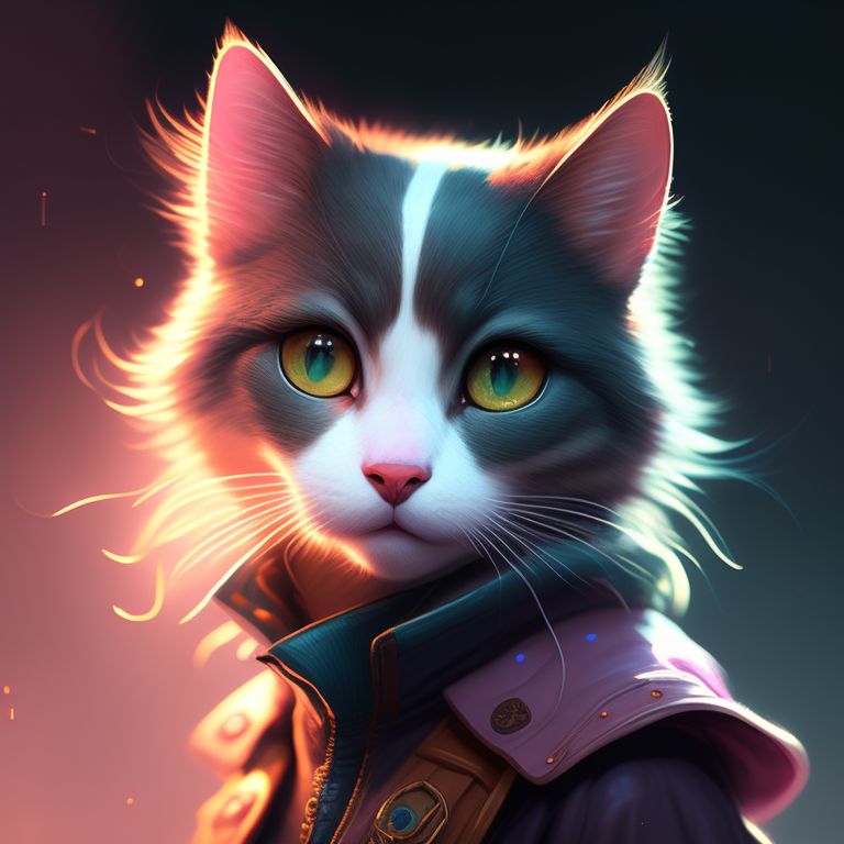 juicy-crane578: gavroche style, anthropomorphic, humanoid cat cool ...