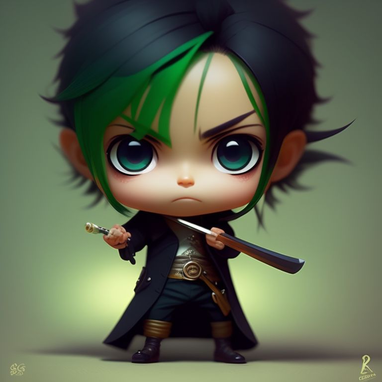 poordeer382 Roronoa Zoro Smoking