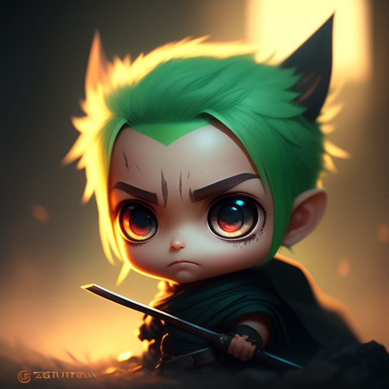 Roronoa Zoro Eye Scar