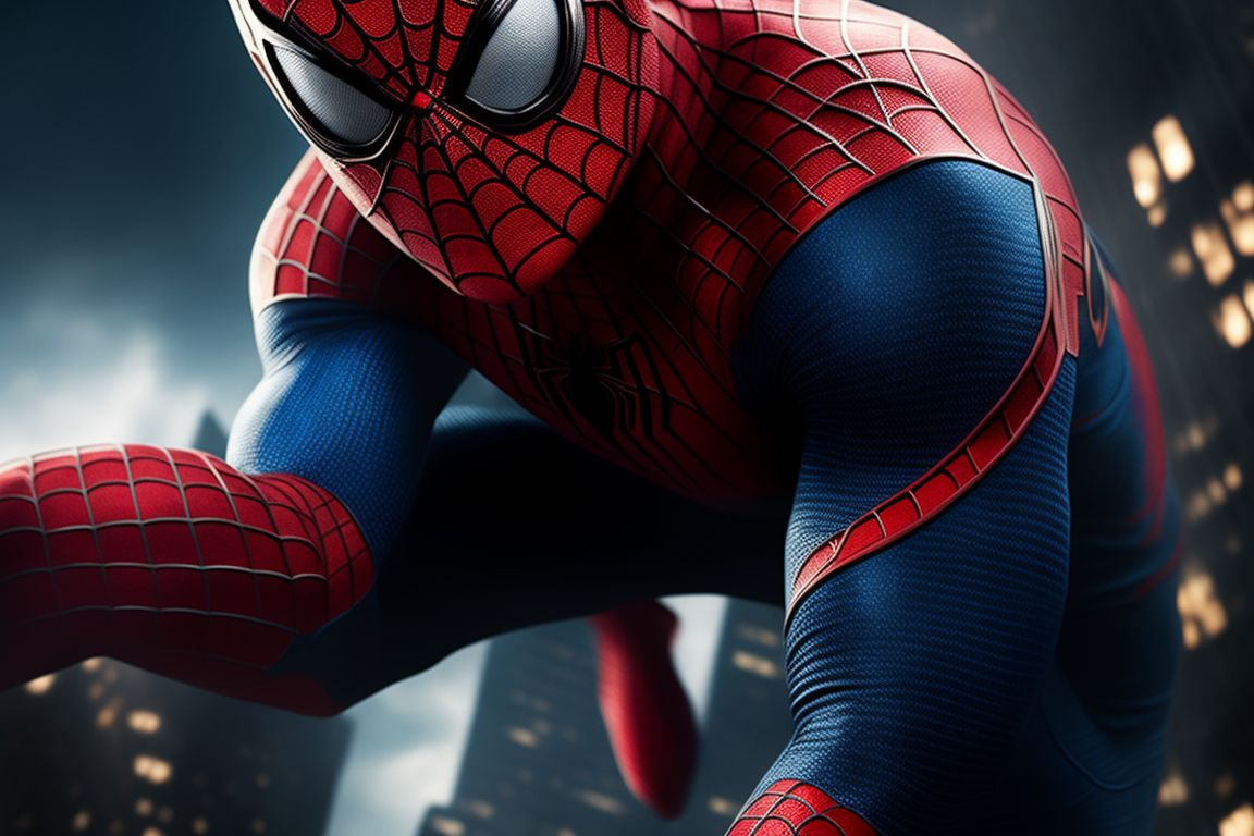 cool-snake364: spiderman has torn a hole in his spiderman costume