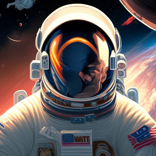 BrunoStarling: astronaut in space